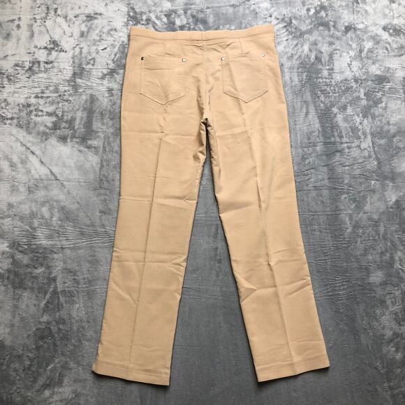 Pierre Marie Women's Stretch Dress Pants Straight Sz 2XL Beige - Picture 2 of 6